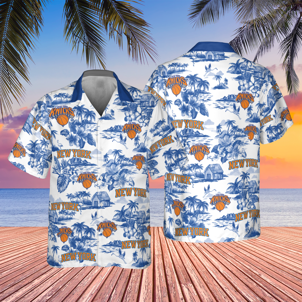 New York Knicks Hawaiian Shirt