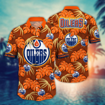 Edmonton Oilers Nhl Hawaiian Shirt August Aloha Shirt