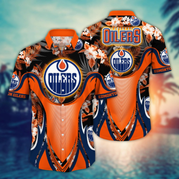 Edmonton Oilers Nhl Hawaiian Shirt Ice Cream Season Aloha Shirt