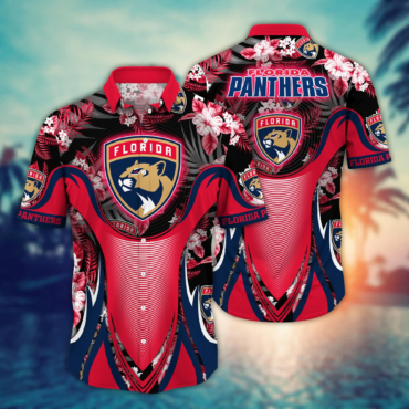 Florida Panthers NHL Hawaiian Shirt Air Conditioning Pitch Sport Shirts