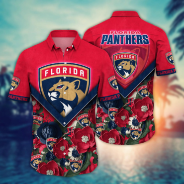 Florida Panthers NHL Hawaiian Shirt Custom Vacation Aloha Shirt