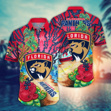 Florida Panthers NHL Hawaiian Shirt Parasolstime Aloha Shirt