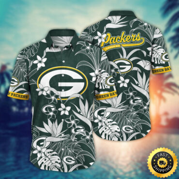 Green Bay Packers Hawaii Shirt  Flower Vacation Mood Shirts