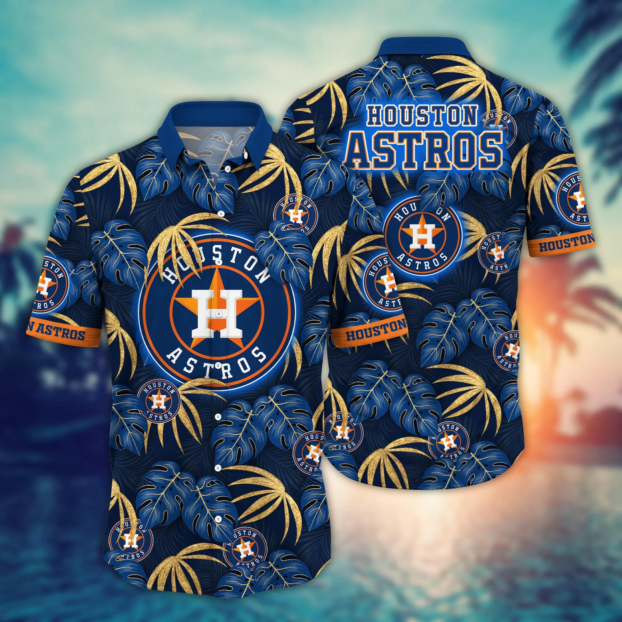 Houston Astros MLB Hawaiian Shirt Coastal Soccer League Shirts