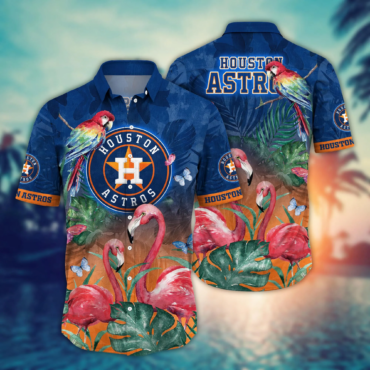Houston Astros MLB Hawaiian Shirt Summertime Aloha Shirt
