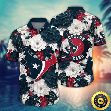 Houston Texans Hawaii Shirt Flower Summer Vibes