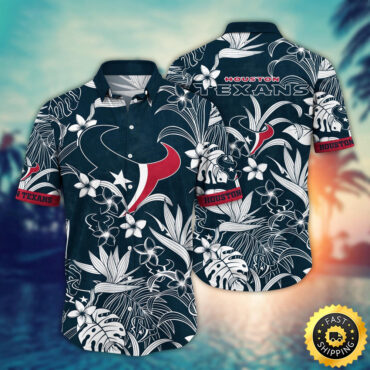 Houston Texans Hawaii Shirt  Flower Vacation Mood Shirts