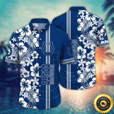 Indianapolis Colts Hawaii Shirt  Flower Exotic Island Fashion