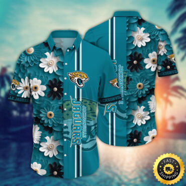 Jacksonville Jaguars Hawaii Shirt Flower Sporty And Stylish