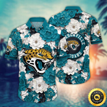 Jacksonville Jaguars Hawaii Shirt Flower Summer Vibes