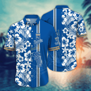Kansas City Royals MLB Hawaiian Shirt Warm Daystime Aloha Shirt