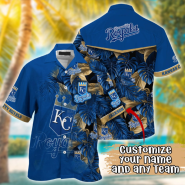 Kansas City Royals MLB Summer Hawaii Shirt And Tshirt Custom Aloha Shirt