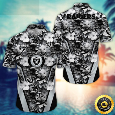 Las Vegas Raiders Hawaii Shirt  Flower Tropical Getaway Shirts