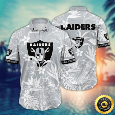Las Vegas Raiders Hawaii Shirt  Flower Vacation Mood Shirts