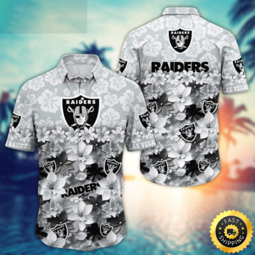 Las Vegas Raiders Hawaii Shirt Trending Summer For NFL Fans