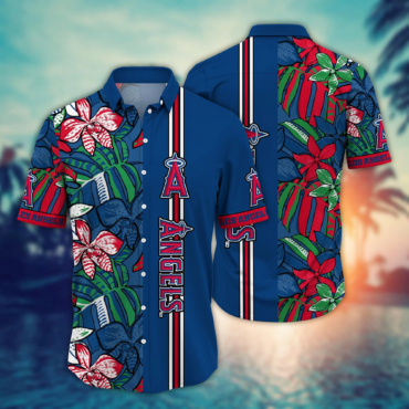 Los Angeles Angels MLB Hawaiian Shirt Warmth Aloha Shirt