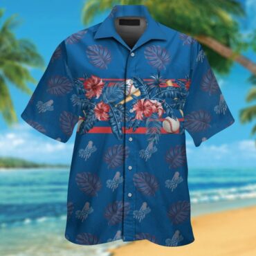 Los Angeles Dodgers Short Sleeve Button Up Tropical Hawaiian Shirt Ver06