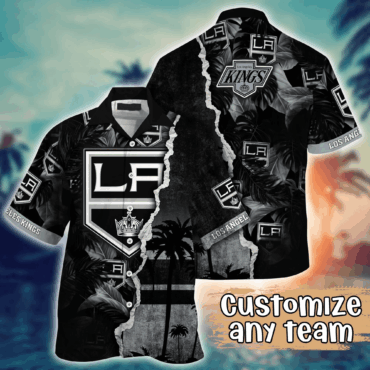 Los Angeles Kings NHL Hawaiian Shirt Custom Sandcastles Aloha Shirt