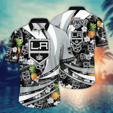 Los Angeles Kings NHL Hawaiian Shirt Fireflies Aloha Shirt