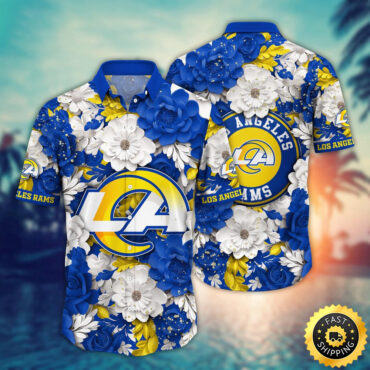 Los Angeles Rams Hawaii Shirt Flower Summer Vibes