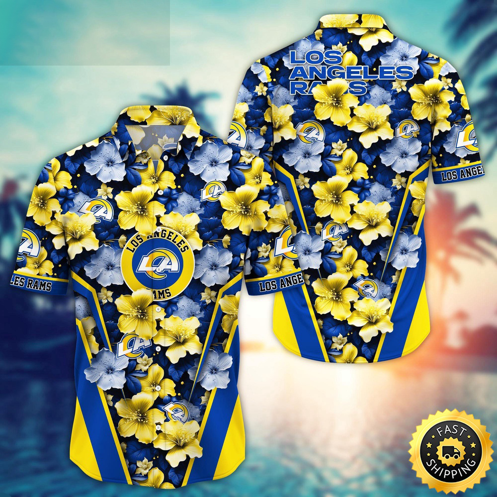 Los Angeles Rams Hawaii Shirt Flower Tropical Getaway Shirts