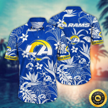 Los Angeles Rams Hawaii Shirt  Flower Vacation Mood Shirts