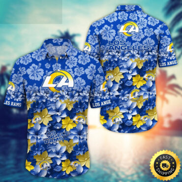 Los Angeles Rams Hawaii Shirt Trending Summer For NFL Fans