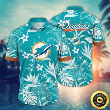 Miami Dolphins Hawaii Shirt  Flower Vacation Mood Shirts
