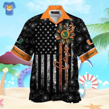 Miami Hurricanes Gift For Grandparent Hawaiian Shirt
