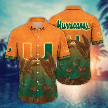 Miami Hurricanes Ncaa Hawaiian Shirt Breaktime Football Celebration Shirts