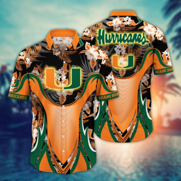 Miami Hurricanes Ncaa Hawaiian Shirt Long Days Aloha Shirt