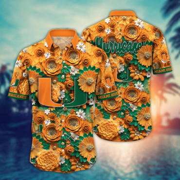 Miami Hurricanes Ncaa Hawaiian Shirt Trending For This Summer Customize Shirt