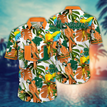 Miami Hurricanes Ncaa Hawaiian Shirt Vacation Spotstime Aloha Shirt