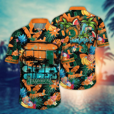 Miami Hurricanes Ncaa Hawaiian Shirt Warmthtime Aloha Shirt
