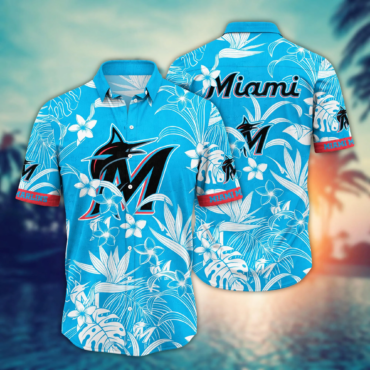 Miami Marlins MLB Hawaiian Shirt Sunshinetime Aloha Shirt