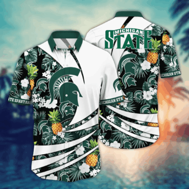 Michigan State Spartans Ncaa Hawaiian Shirt Hot Season Aloha Shirt