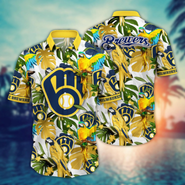 Milwaukee Brewers MLB Hawaiian Shirt Mid Yeartime Aloha Shirt