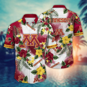 Minnesota Golden Gophers Ncaa Hawaiian Shirt Air Conditioningtime Aloha Shirt