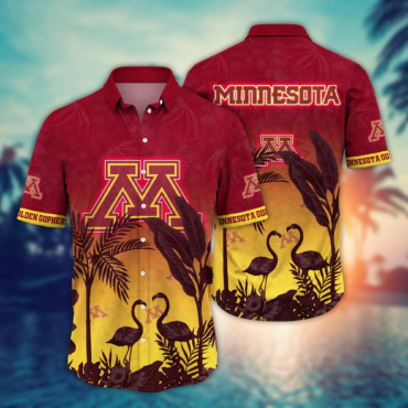 Minnesota Golden Gophers Ncaa Hawaiian Shirt Beach Daystime Aloha Shirt