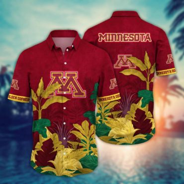 Minnesota Golden Gophers Ncaa Hawaiian Shirt High Temperatures Footballing Event Shirts