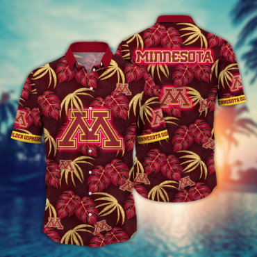 Minnesota Golden Gophers Ncaa Hawaiian Shirt Sunrise Aloha Shirt