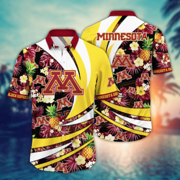 Minnesota Golden Gophers Ncaa Hawaiian Shirt Vacation Time Aloha Shirt