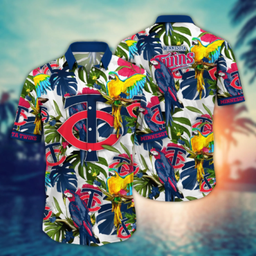 Minnesota Twins MLB Hawaiian Shirt Hikingtime Aloha Shirt