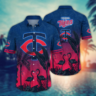 Minnesota Twins MLB Hawaiian Shirt Sun Dressestime International Tie Shirts