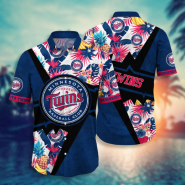 Minnesota Twins MLB Hawaiian Shirt Sun Rays Aloha Shirt