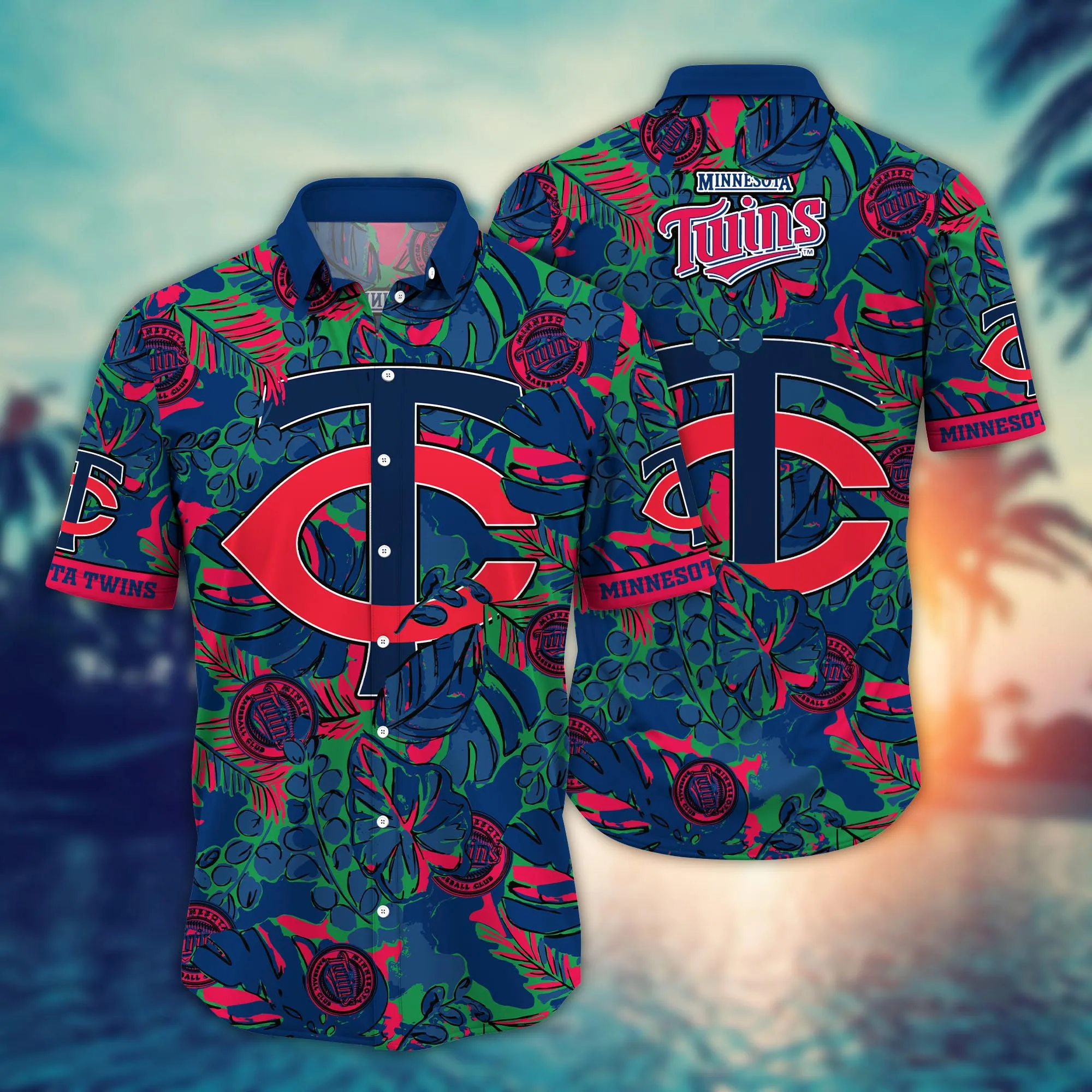 Minnesota Twins MLB Hawaiian Shirt Sunning Aloha Shirt