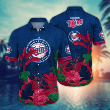 Minnesota Twins MLB Hawaiian Shirt Vacation Spots Aloha Shirt