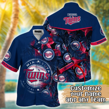 Minnesota Twins MLB Summer Hawaii Shirt And Tshirt Custom Aloha Shirt