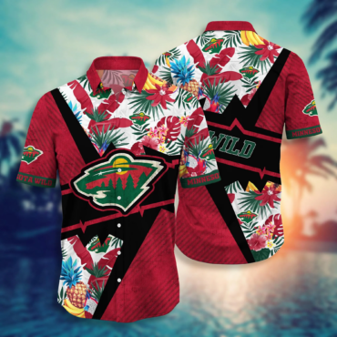 Minnesota Wild NHL Hawaiian Shirt Mid Year Aloha Shirt