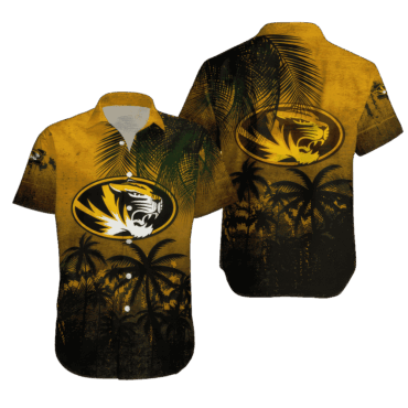 Missouri Tigers Hawaii Shirt Coconut Tree Tropical Grunge Ncaa